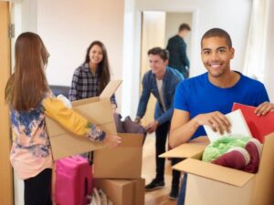 What kind of service does a moving company provide?