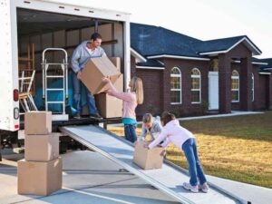 What kind of service does a moving company provide?